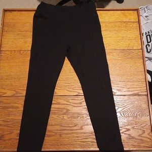 Black comfy casual leggings
